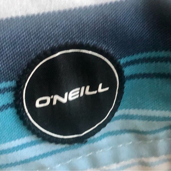 O’Neill Ocean Blue & White Stripe Board Shorts 32” - Picture 6 of 8